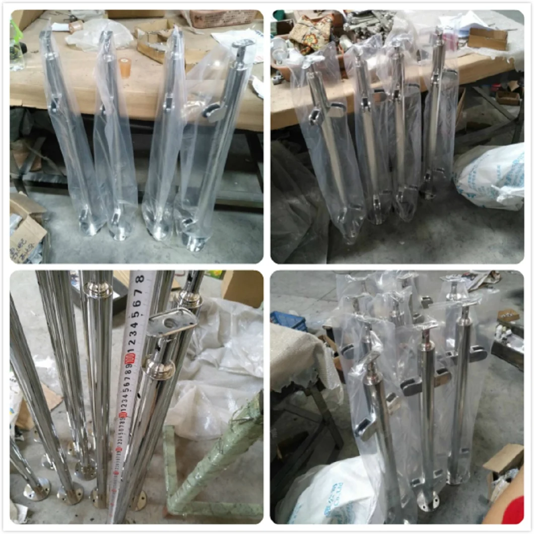 Factory Customized Stainless Steel Balustrade Post Frameless Glass Panel Railing