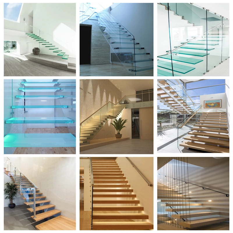 Prima Frameless Glass Balustrade Balcony Railing with LED Light Balustrades &amp; Handrail Tread Stair
