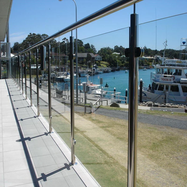 Swimming Pool Spigot Glass Fence Frameless Glass Railing