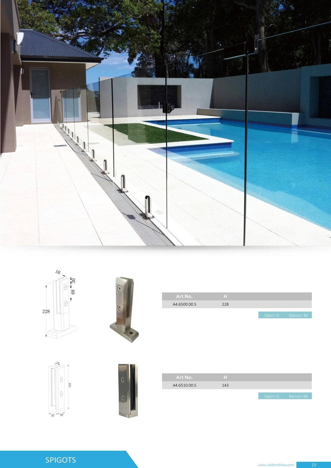 China Supplier Outdoor Stainless Steel Glass Balustrade Fittings for Stair Railing with Ce