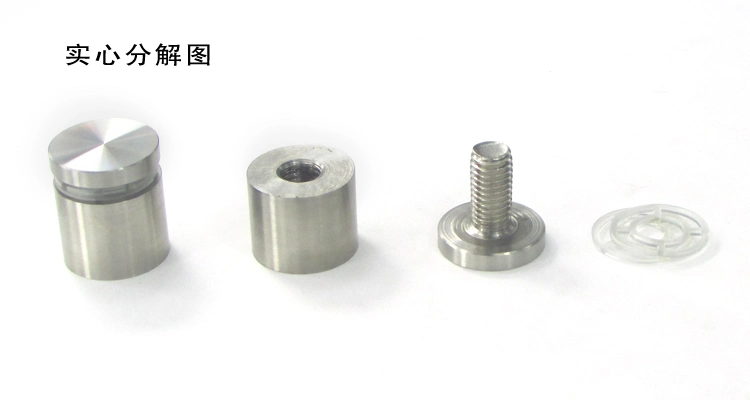 Stainless Steel Threaded Solid Glass Standoff