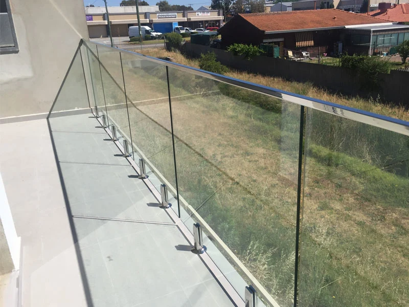 Railing System of Frameless Steel Spigot Glass Balustrade From Foshan