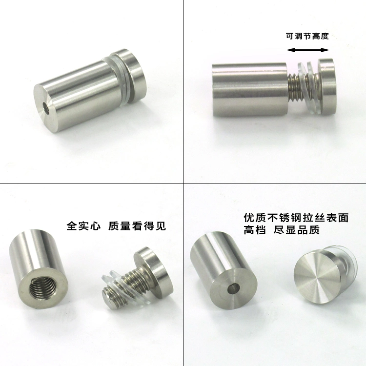 Stainless Steel Threaded Solid Glass Standoff