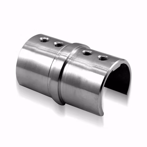 Stainless Steel End Cap for Slotted Tube/Glass Railing/Glass Balustrade/Balcony Railing/Baluster