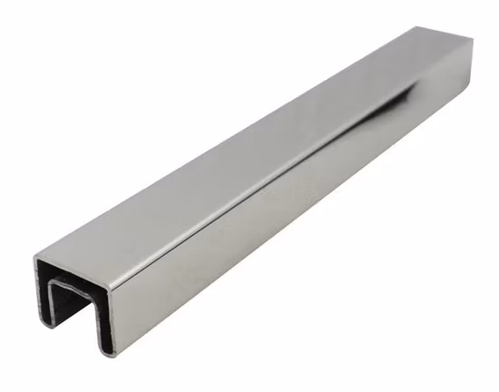 China Supplier AISI 304/316 Stainless Steel Inox Square Slot Tube Channel Fitting for Railing