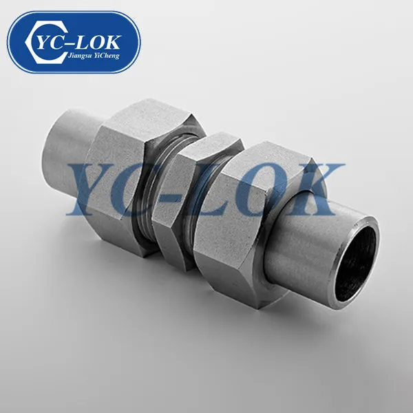 Stainless Steel Tube Railing Double-Ferrule Butt Welding Hydraulic Fittings