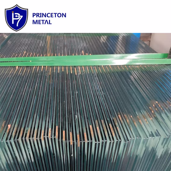 Princeton Metal Aluminium Semi- Frame Tempered Glass Railing &amp; Balustrade for Deck and Balcony