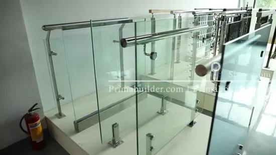 Factory Customized Stainless Steel Balustrade Post Frameless Glass Panel Railing