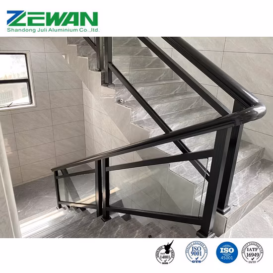 Aluminium Railing Outdoor Stair Aluminium Balustrades Railing for Outdoor Staircase