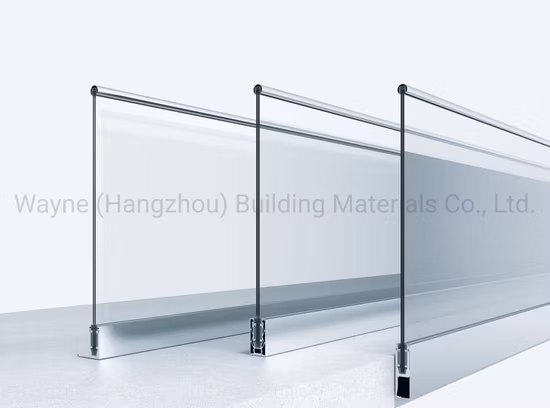 Factory Direct Price Stainless Steel Frameless Stair Handrail Tempered Laminated Glass Fencing Balustrade Baluster Aluminium Aluminum U Channel Balcony Railing